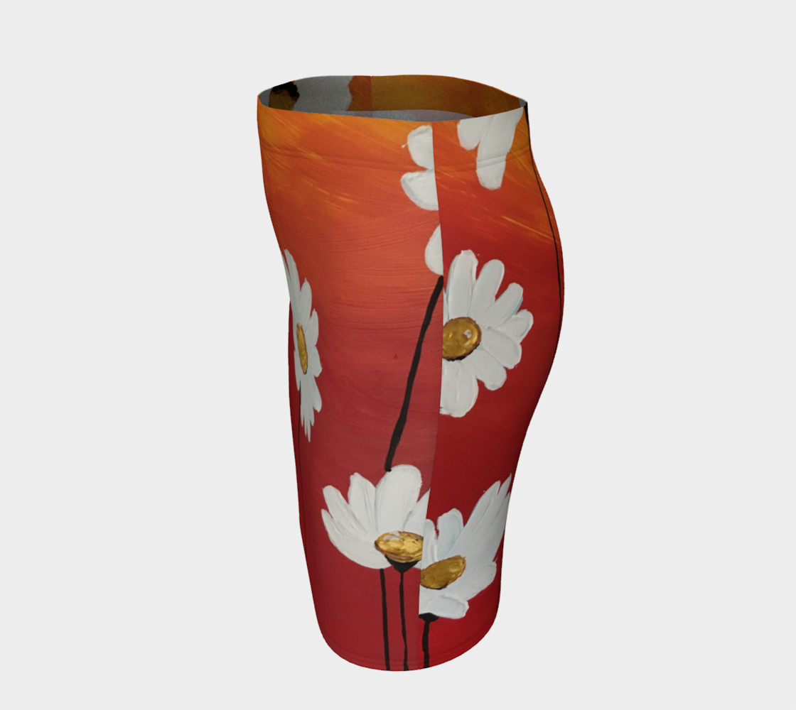 Daisy Sunset Fitted Skirt preview #2