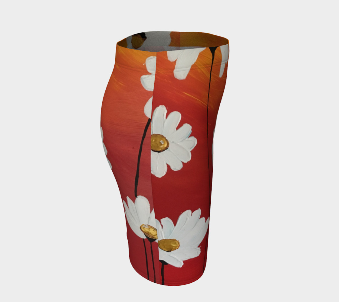 Daisy Sunset Fitted Skirt preview #3