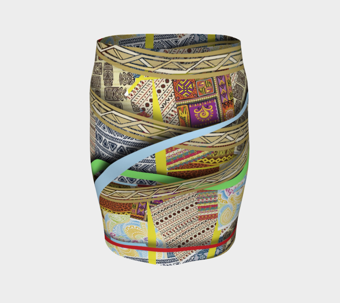 BORDER 3D Fitted Skirt 103-4 preview #4