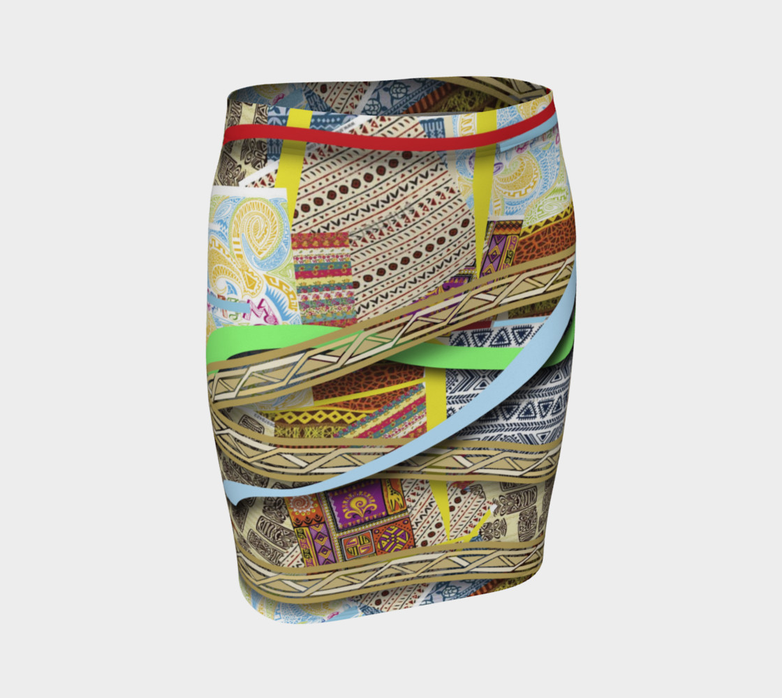 BORDER 3D Fitted Skirt 103-4 preview #1