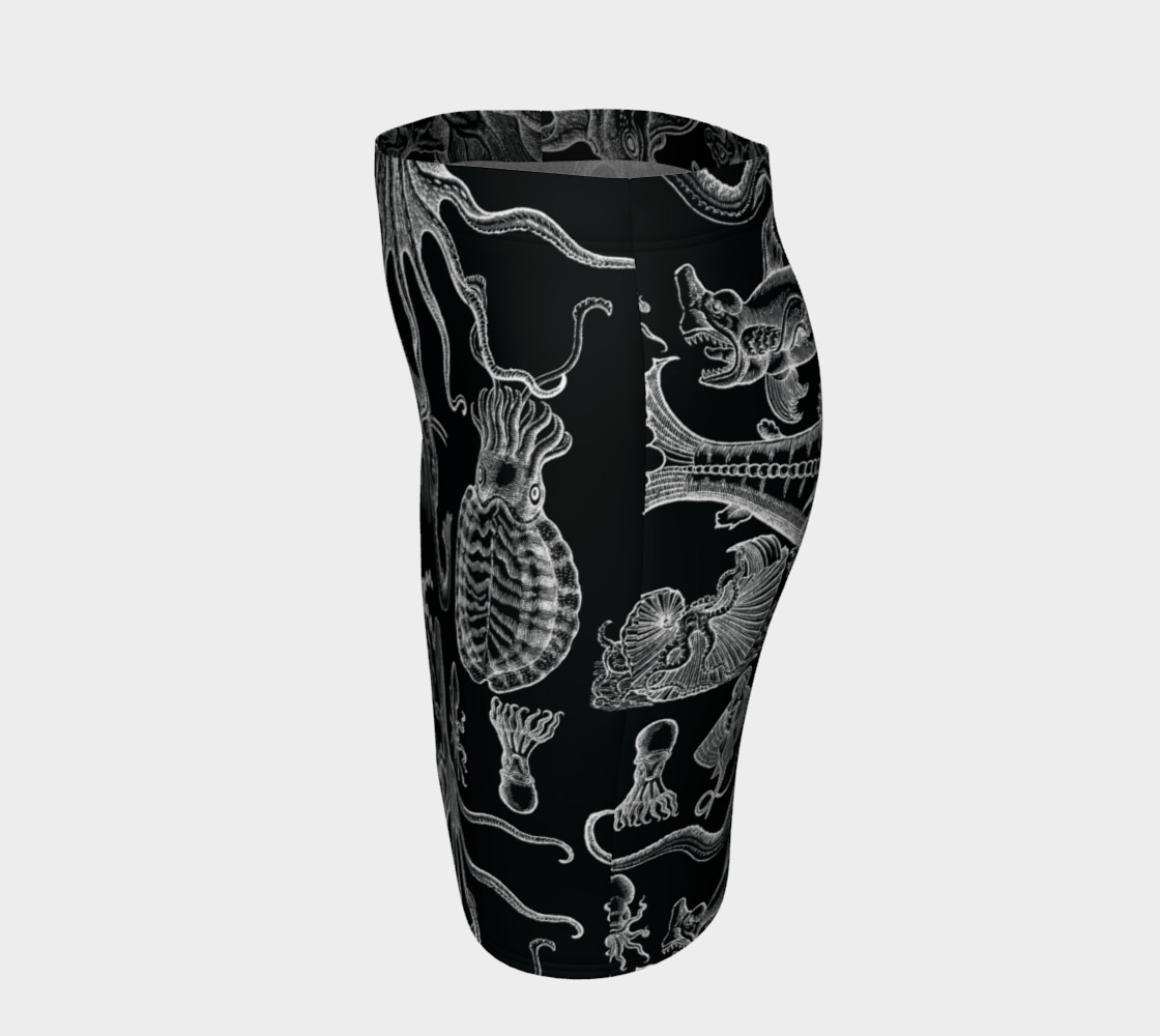 Vintage Horrors of the Deep - Fitted Skirt preview #2