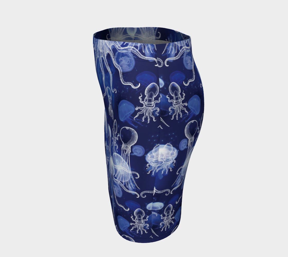 Jellyfish with Octopi - Fitted Skirt preview #2