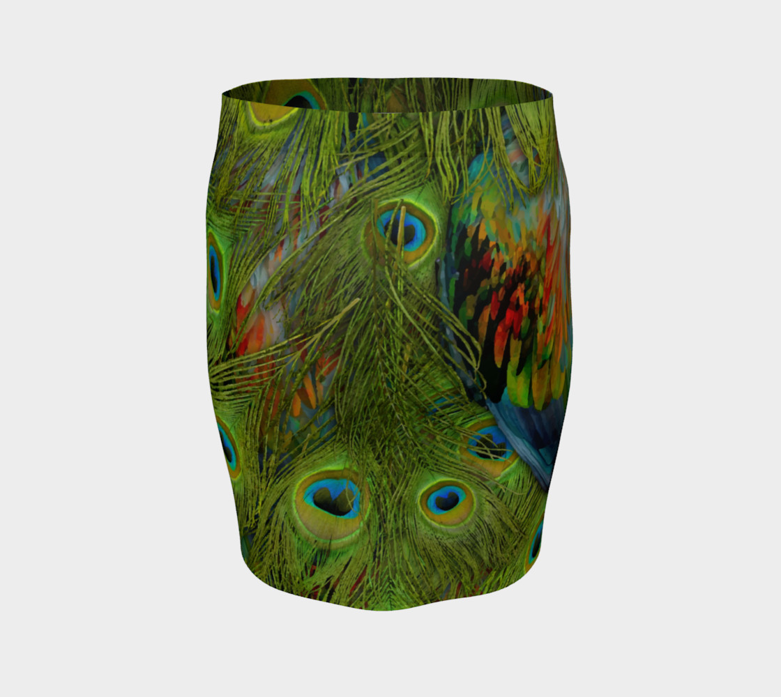 Nicobar-Peacock Fantasy Fitted Skirt preview #4