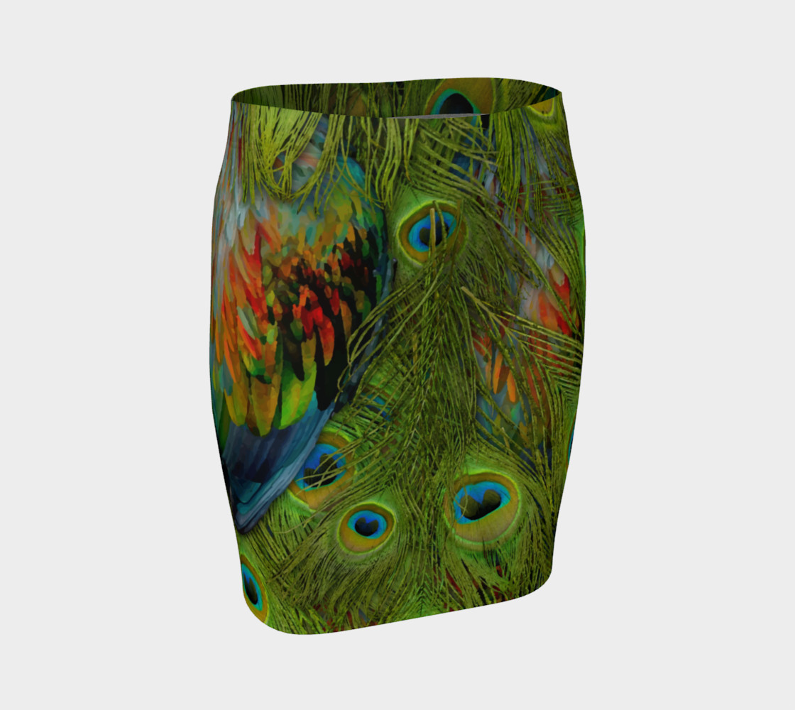 Nicobar-Peacock Fantasy Fitted Skirt preview #1