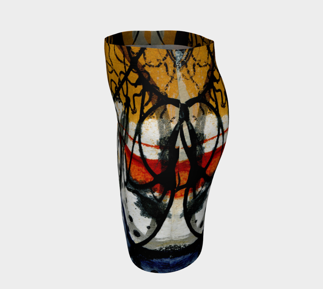 Abstract Polka Dot Fitted Skirt preview #2