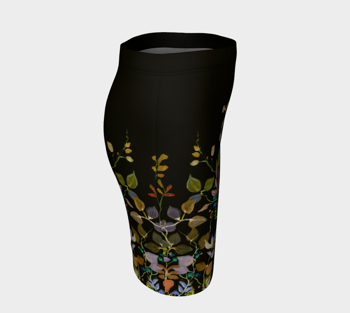 Midnight Garden Fitted Skirt preview #3