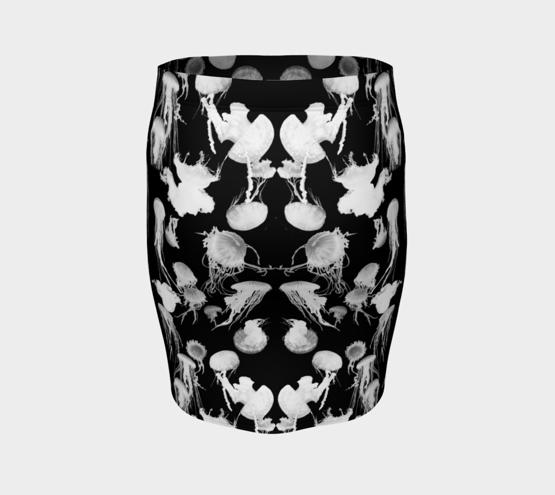 Black and White Jellyfish preview #4