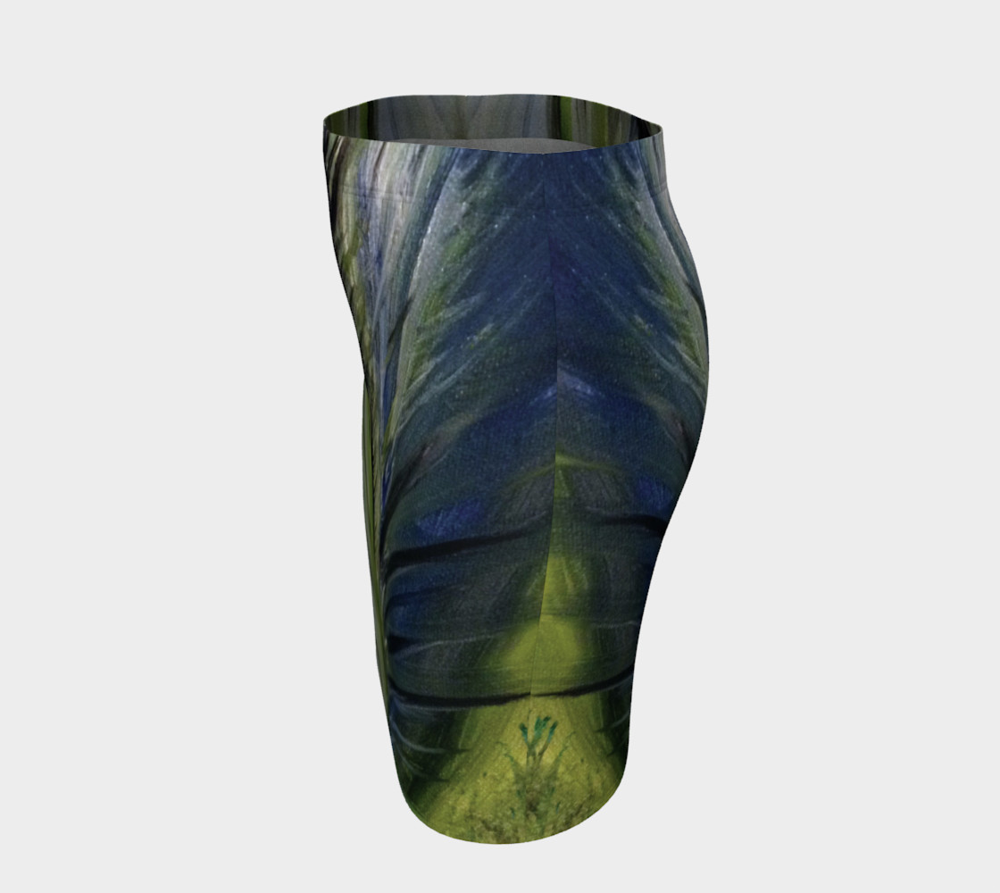 Peacock Fitted Skirt preview #2