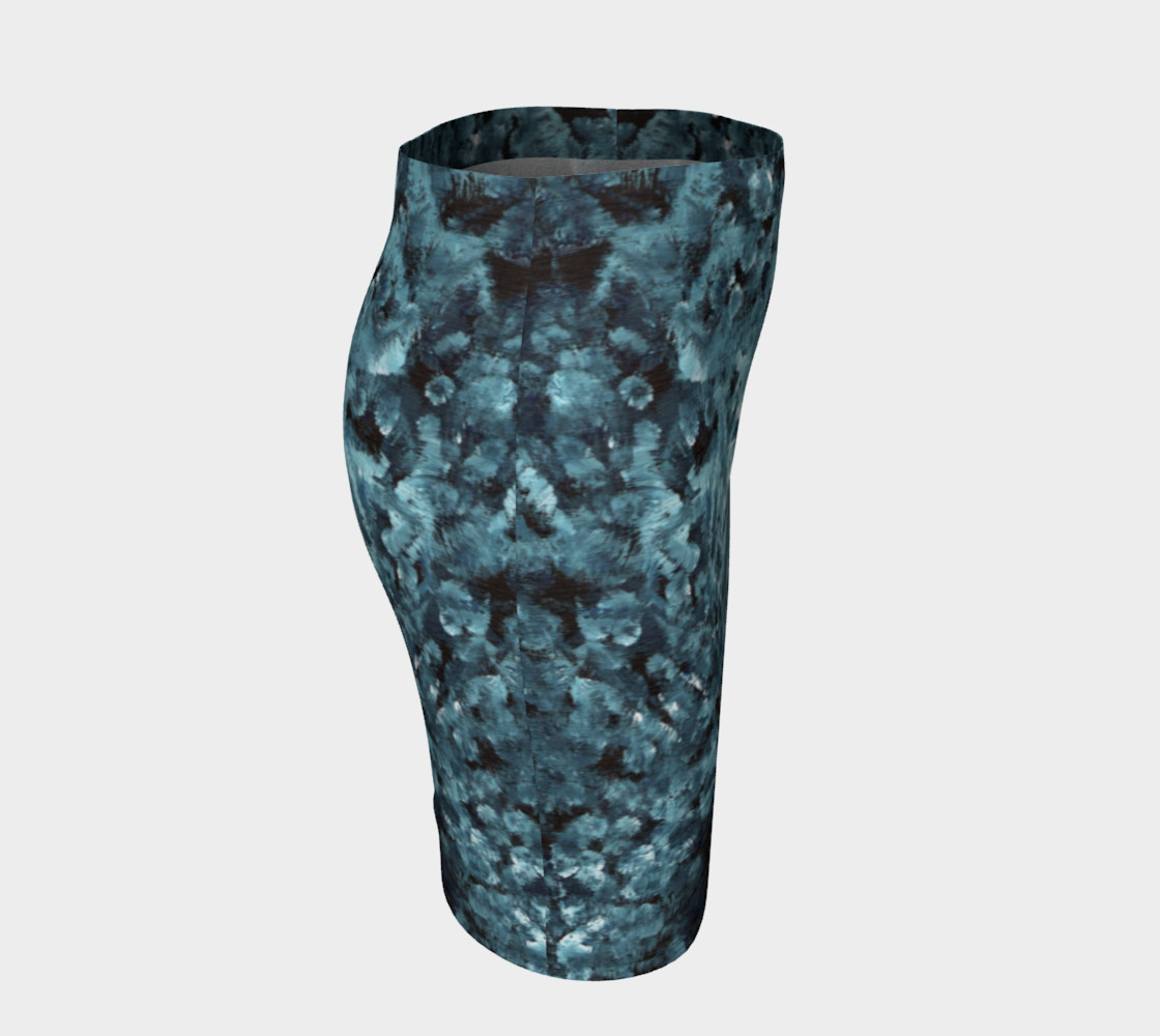 Throat Chakra Fitted Skirt preview #3