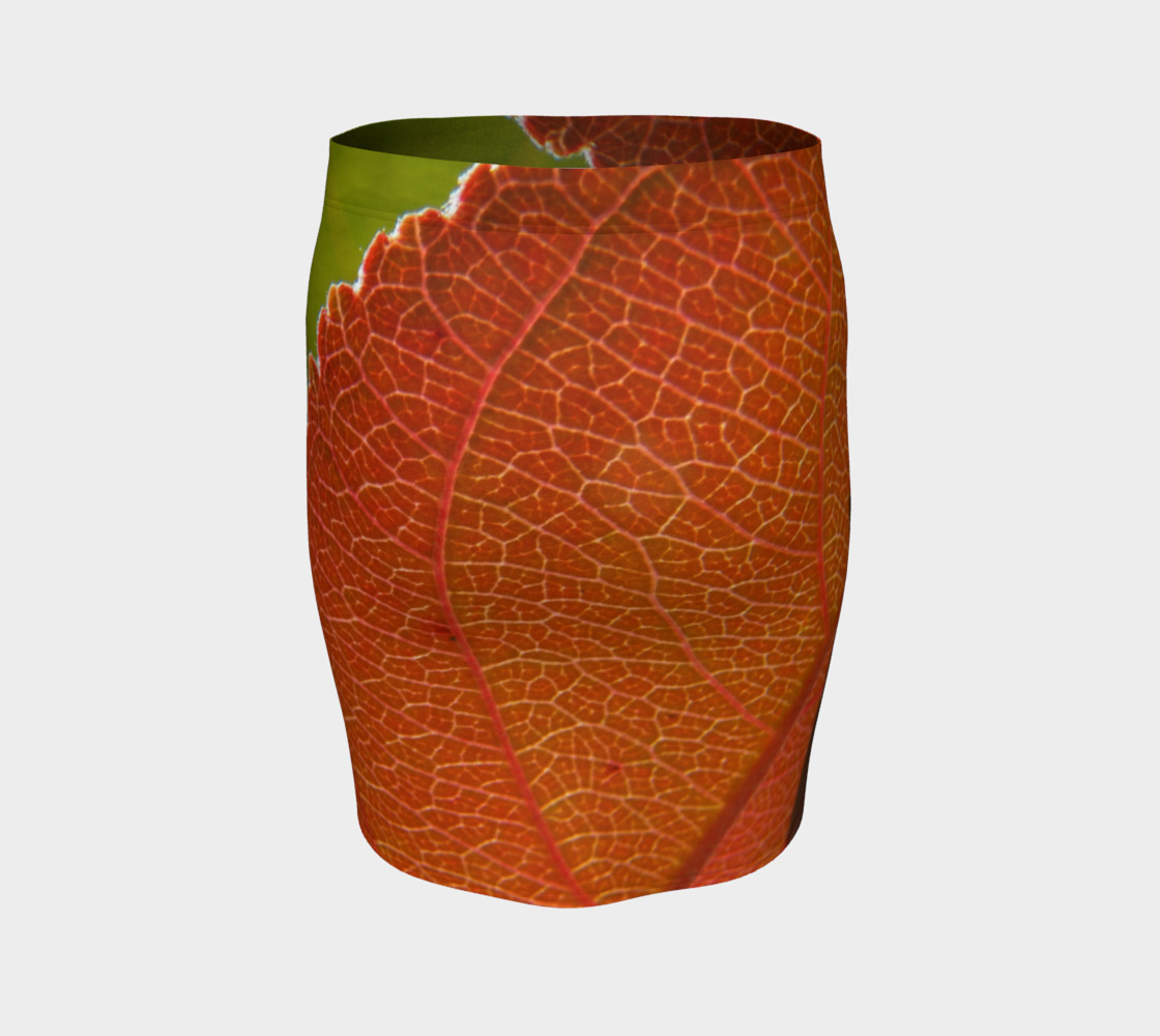 Aperçu de Crab Apple Leaf Fitted Skirt #4