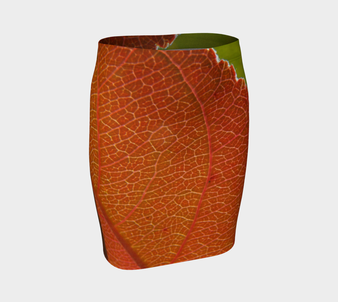 Aperçu de Crab Apple Leaf Fitted Skirt #1