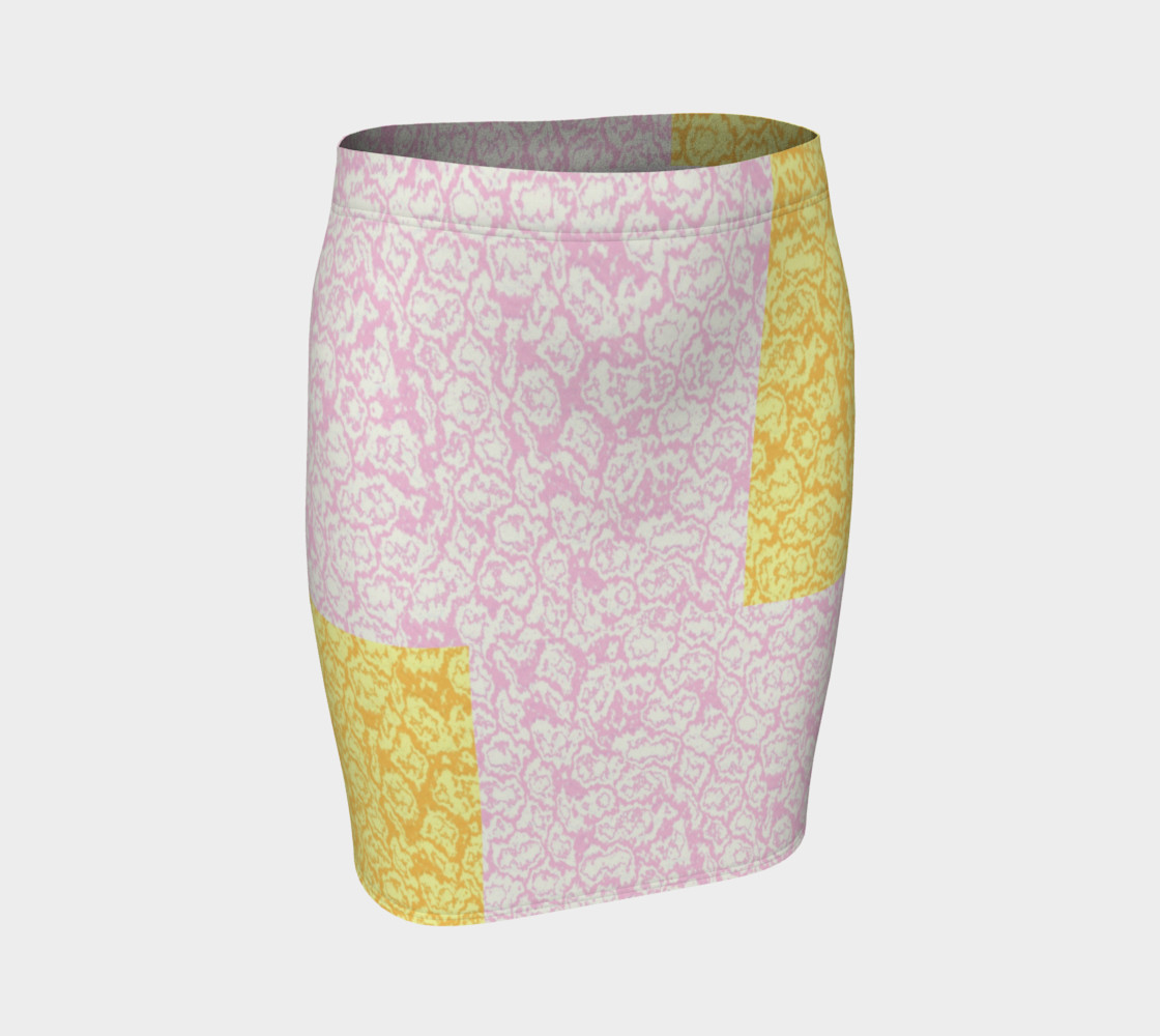 Popcorn Delight Fitted Skirt preview #1
