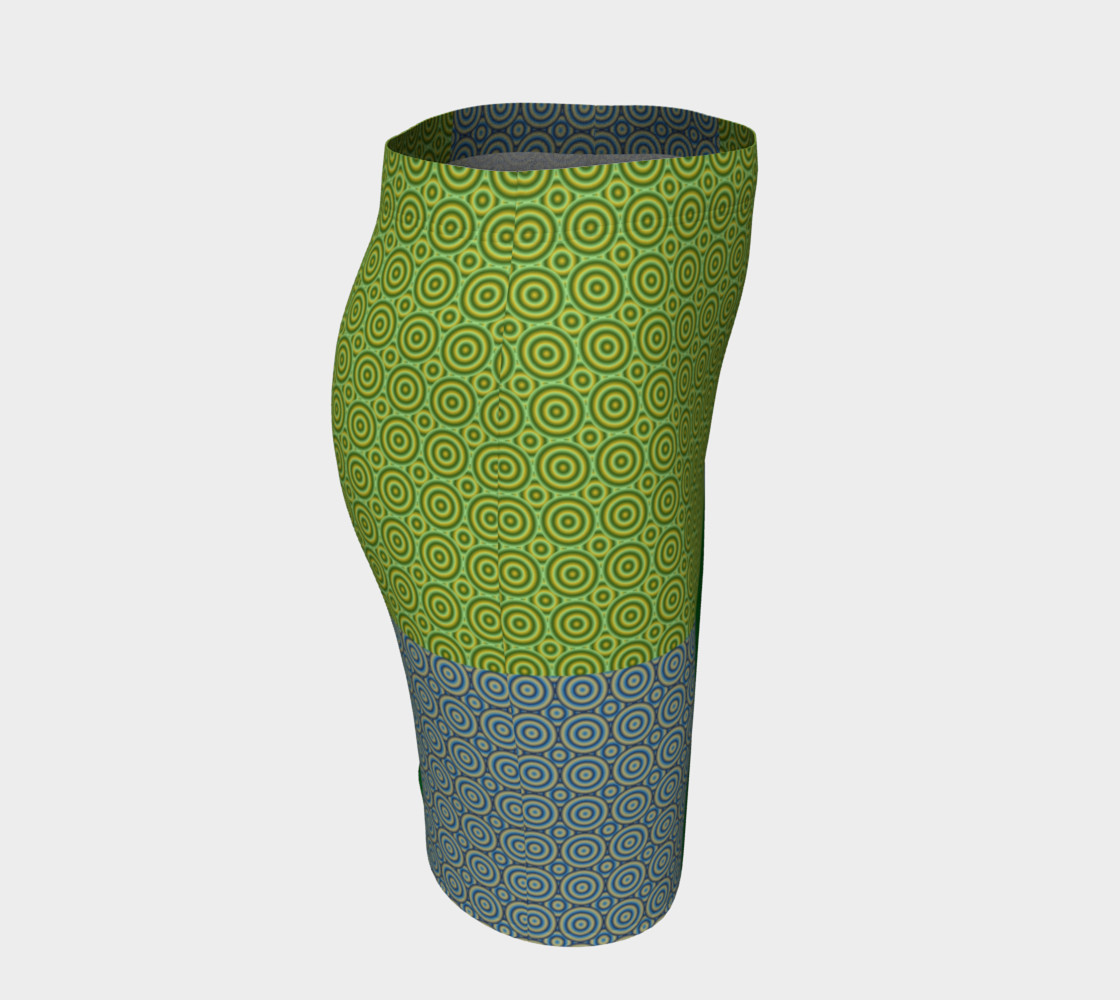 Mind Bend Patches Fitted Skirt preview #3