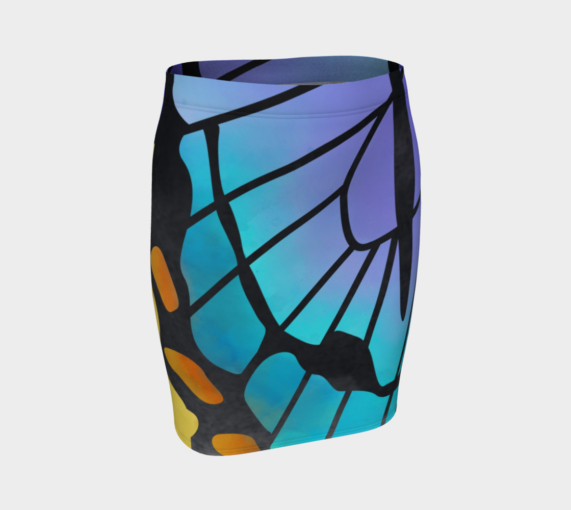 Watercolor Butterfly Skirt preview #1