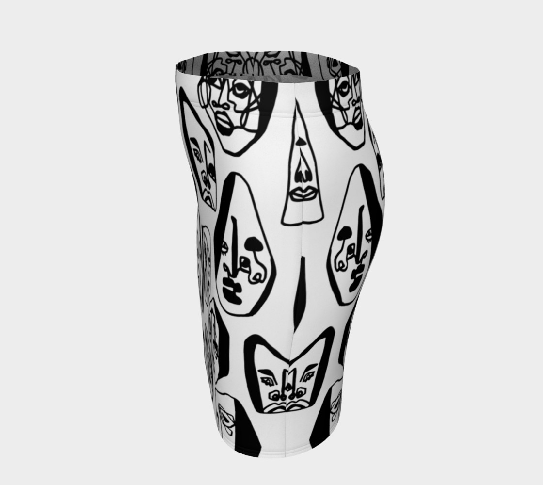 7 FACES OF CURSE SKIRT WHITE preview #2