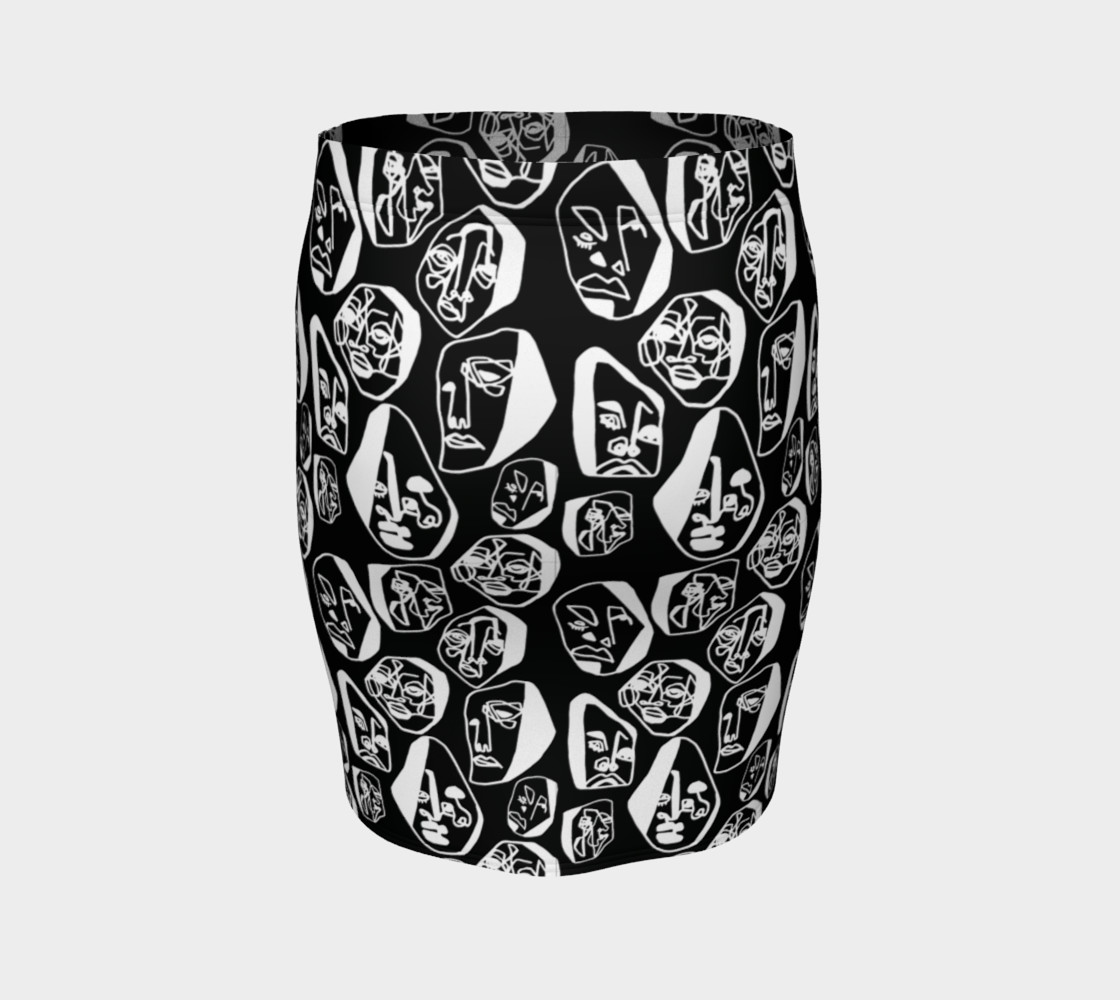 7 FACES OF CURSE BLACK SKIRT preview #4
