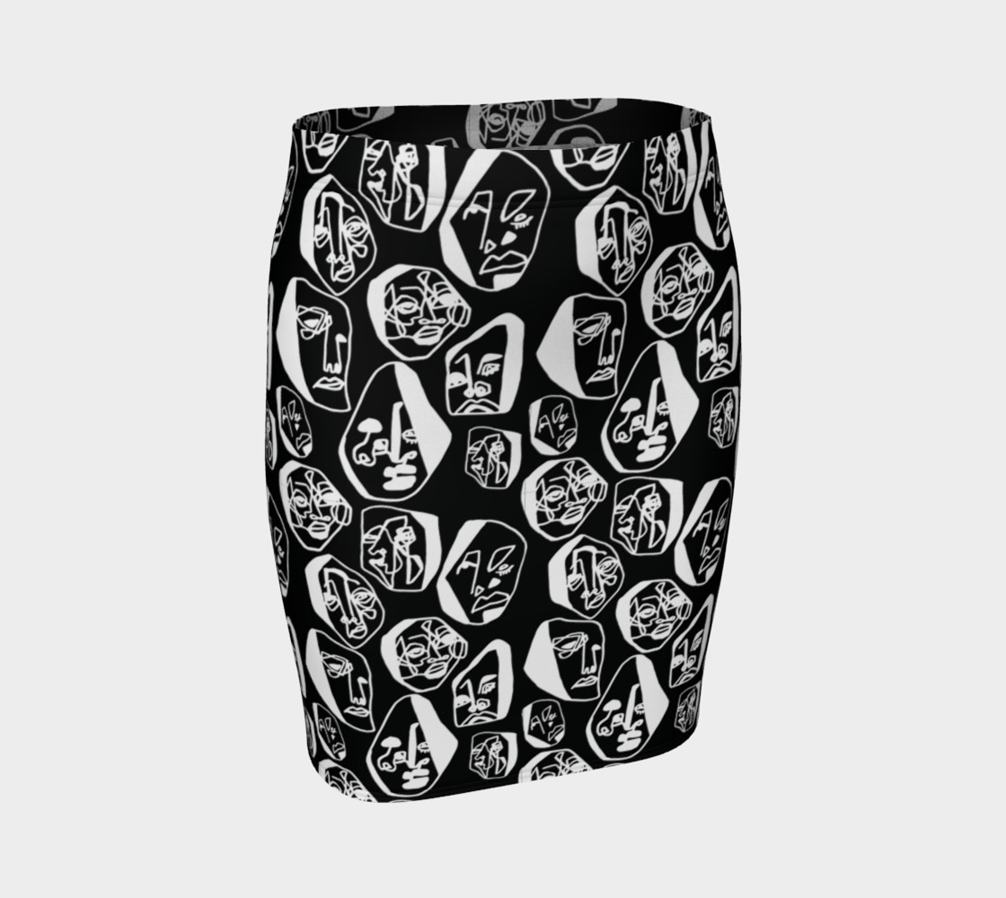 7 FACES OF CURSE BLACK SKIRT preview #1