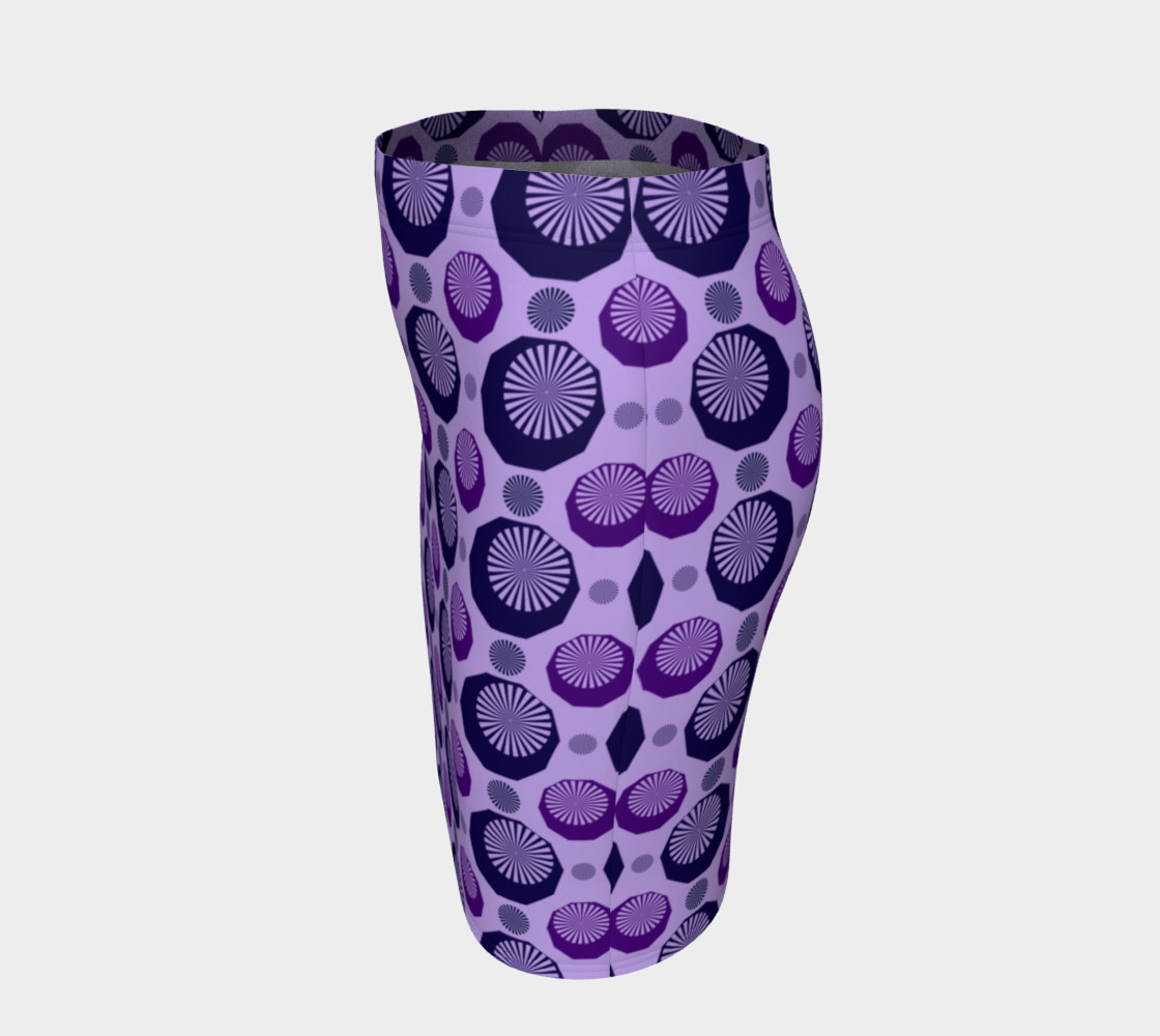 Purple Diamonds Fitted Skirt preview #2