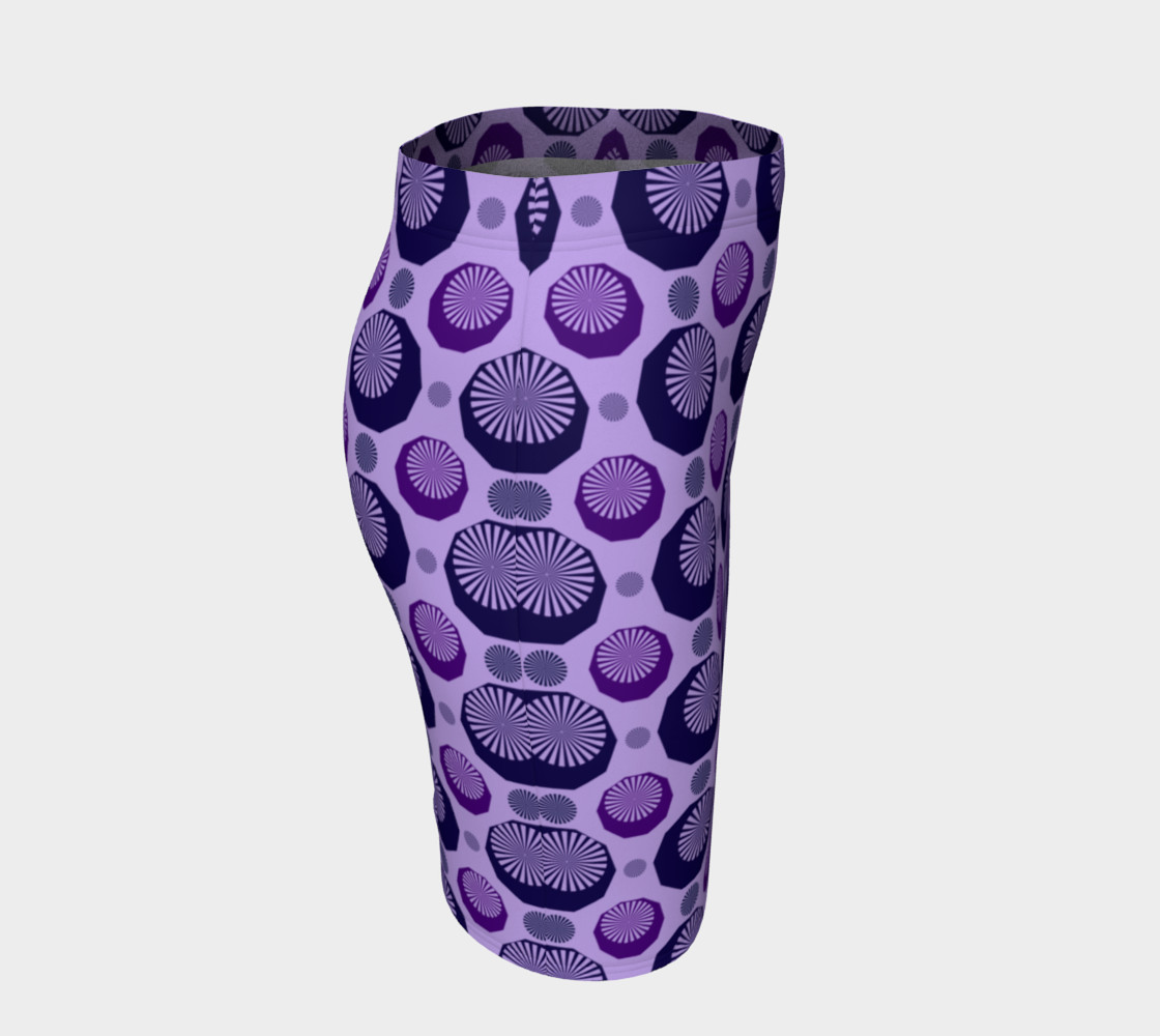 Purple Diamonds Fitted Skirt preview #3