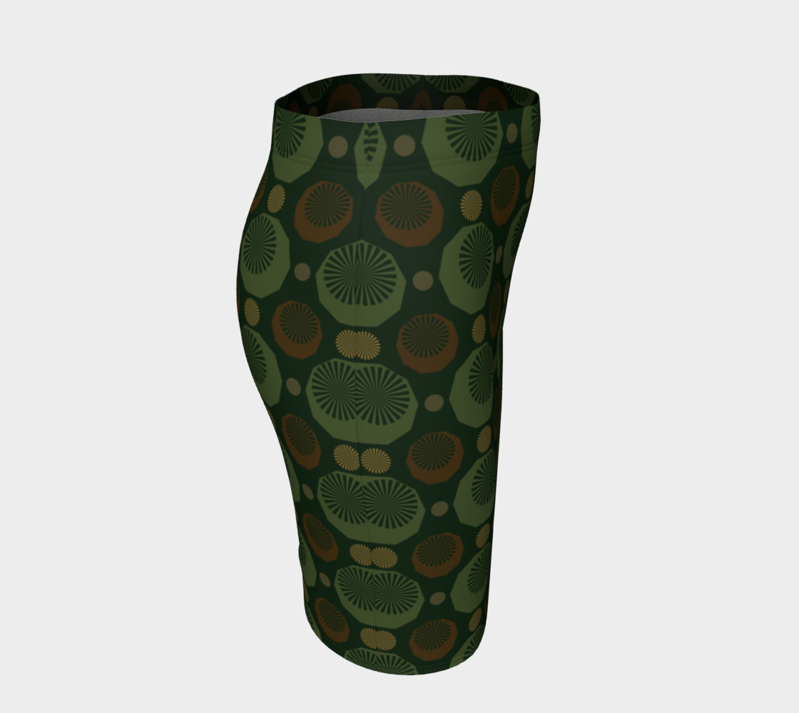 Camouflage Diamonds Fitted Skirt thumbnail #4