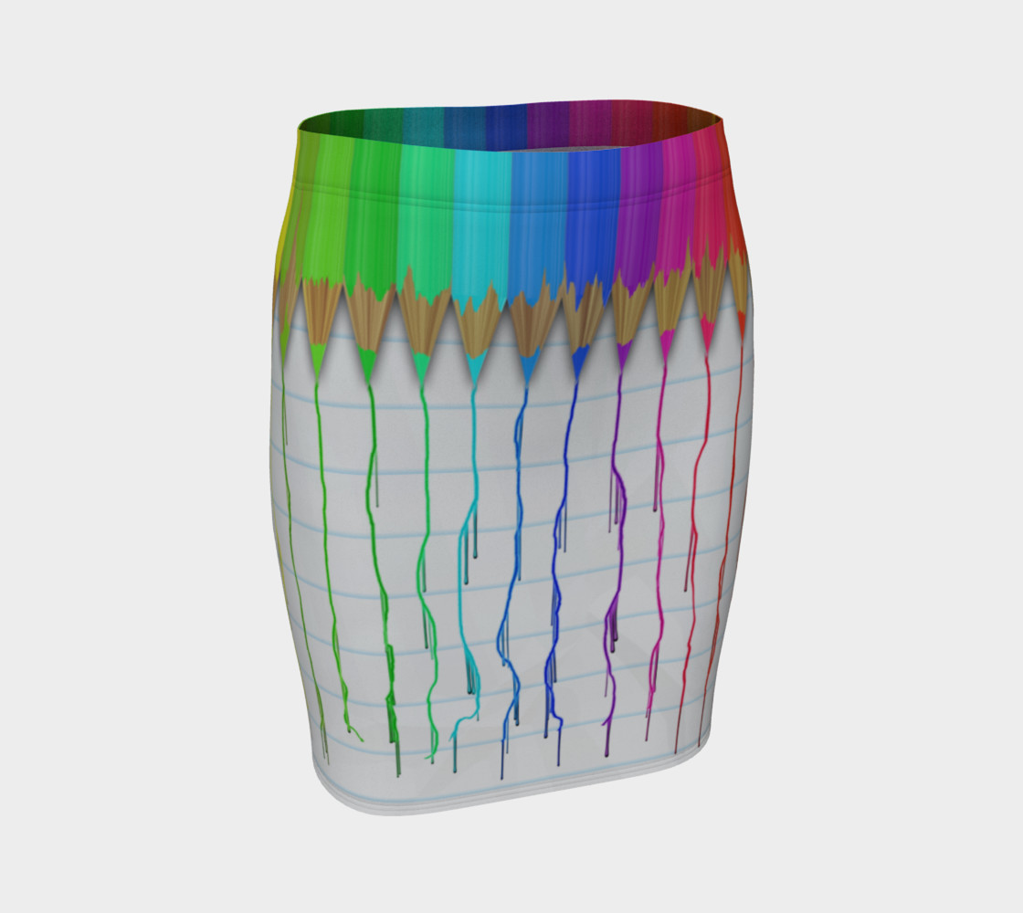 Melting Rainbow Pencils preview #1