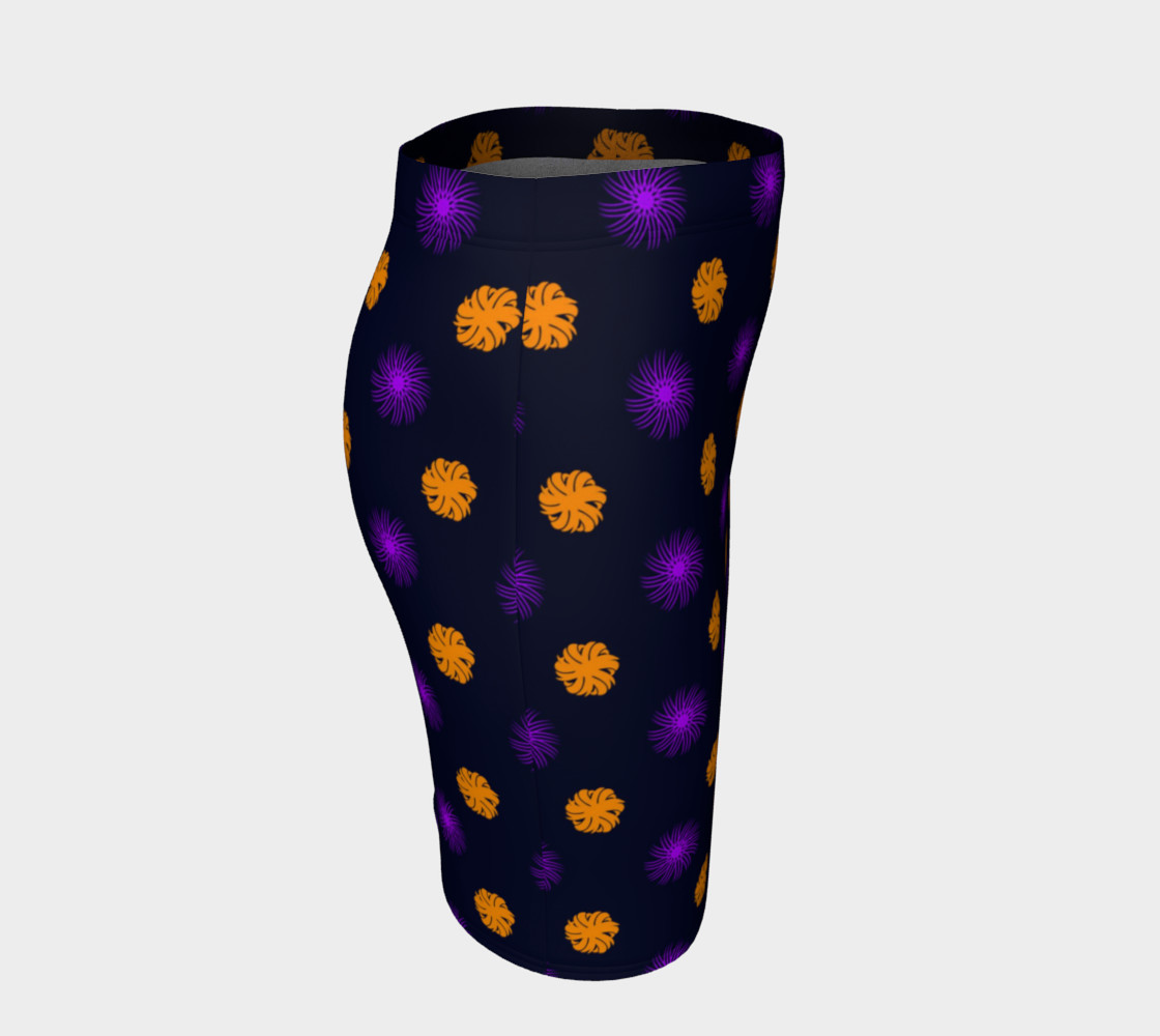 Clash of the Funky Swirls Fitted Skirt preview #3