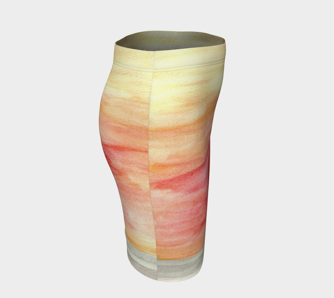 Radiating Heart FItted Skirt preview #3