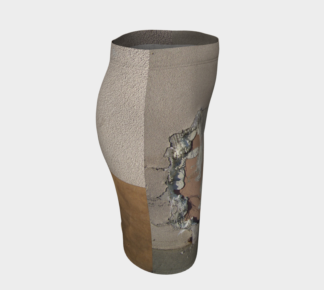 "Torn Skirt" Optical Illusion Skirt preview #3