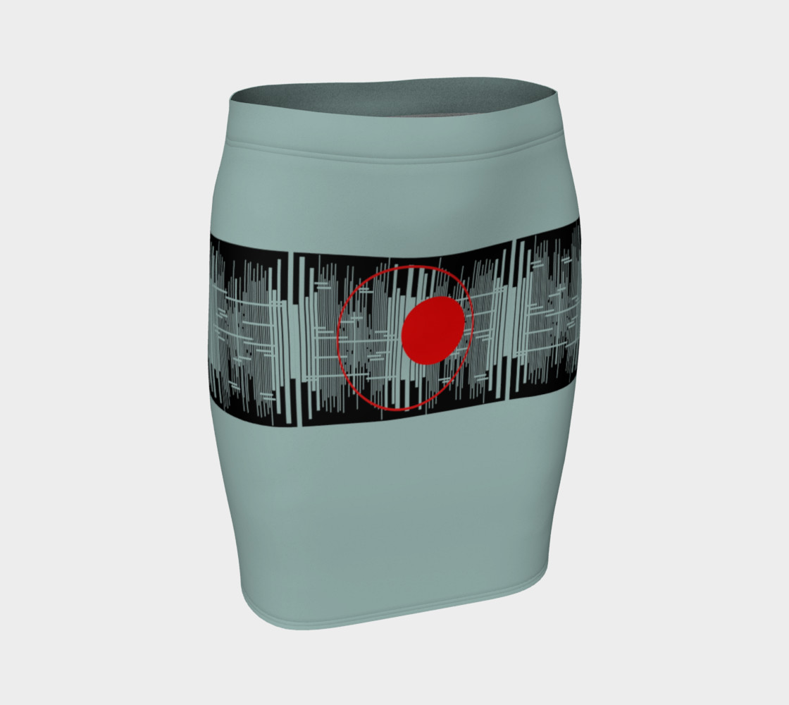 Space age Fitted Skirt preview #1
