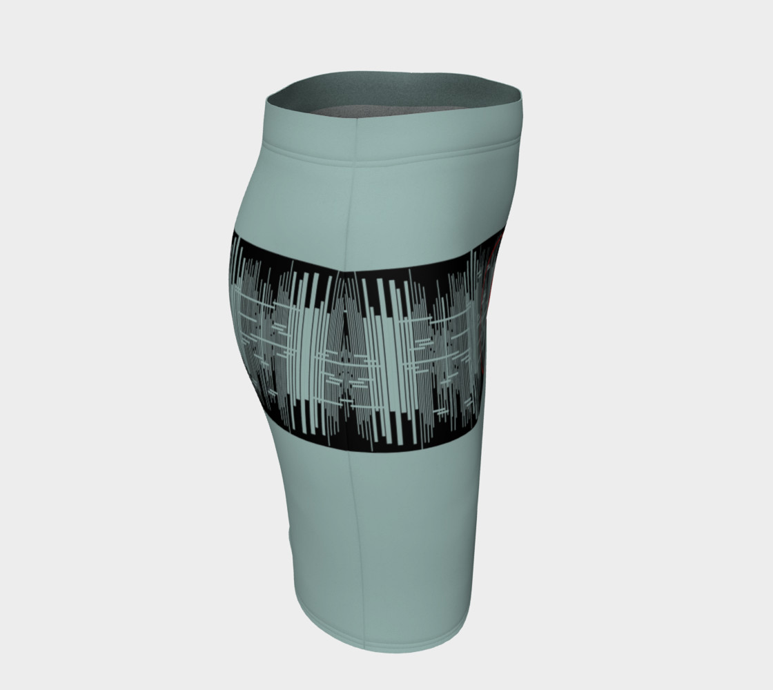 Space age Fitted Skirt preview #3