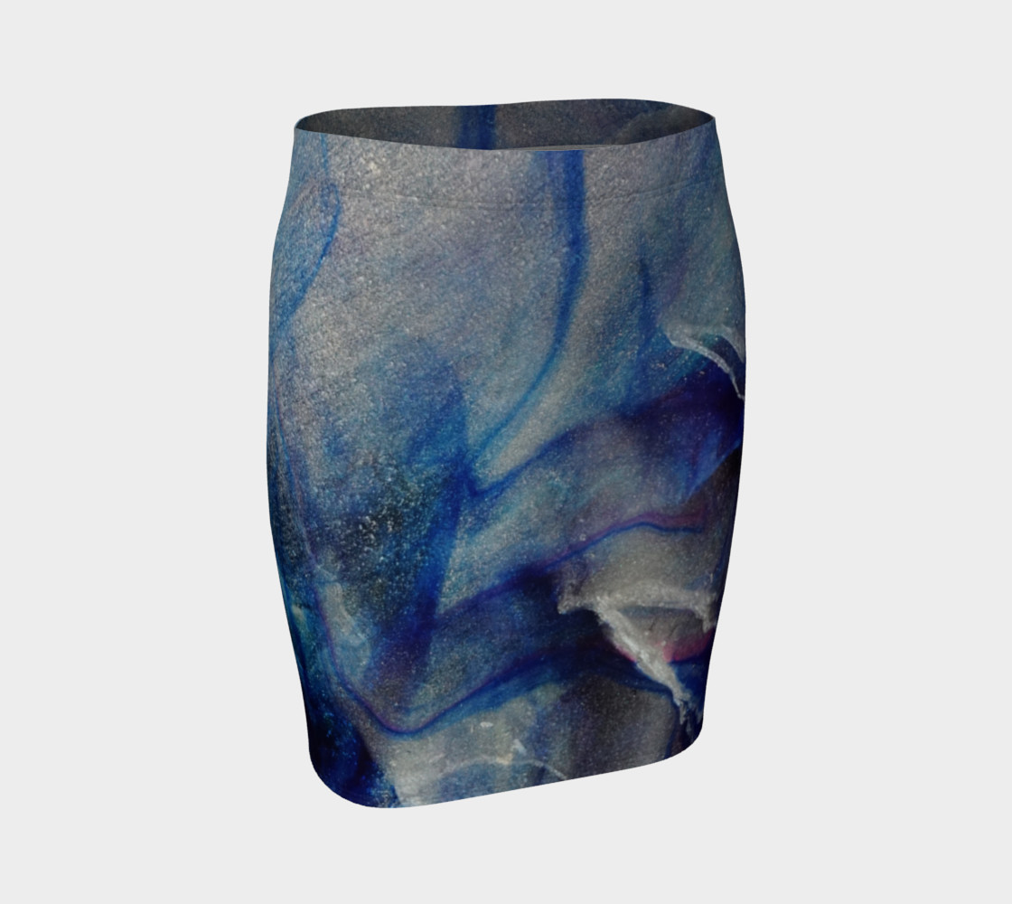 Milky Way fitted skirt 3D preview