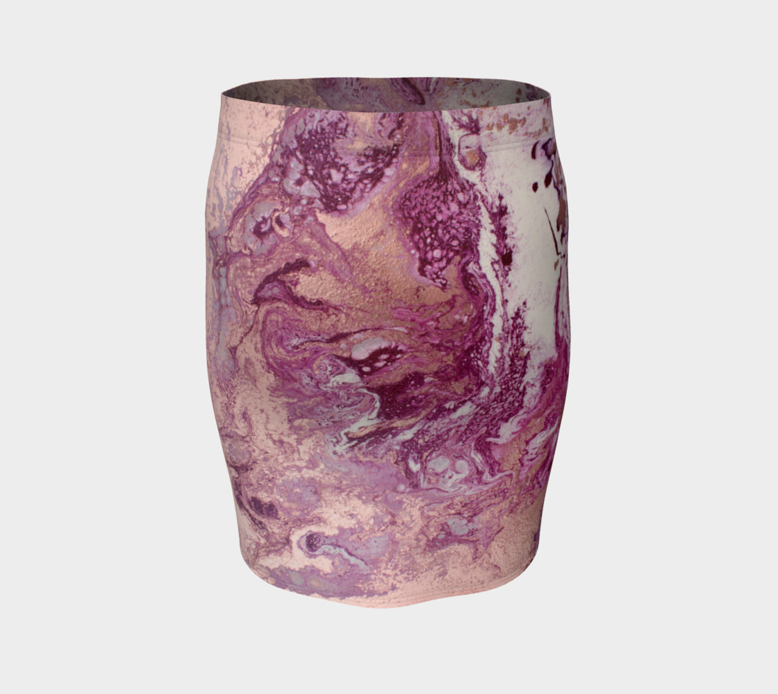 Purple Copper Majesty Fitted Skirt preview #4