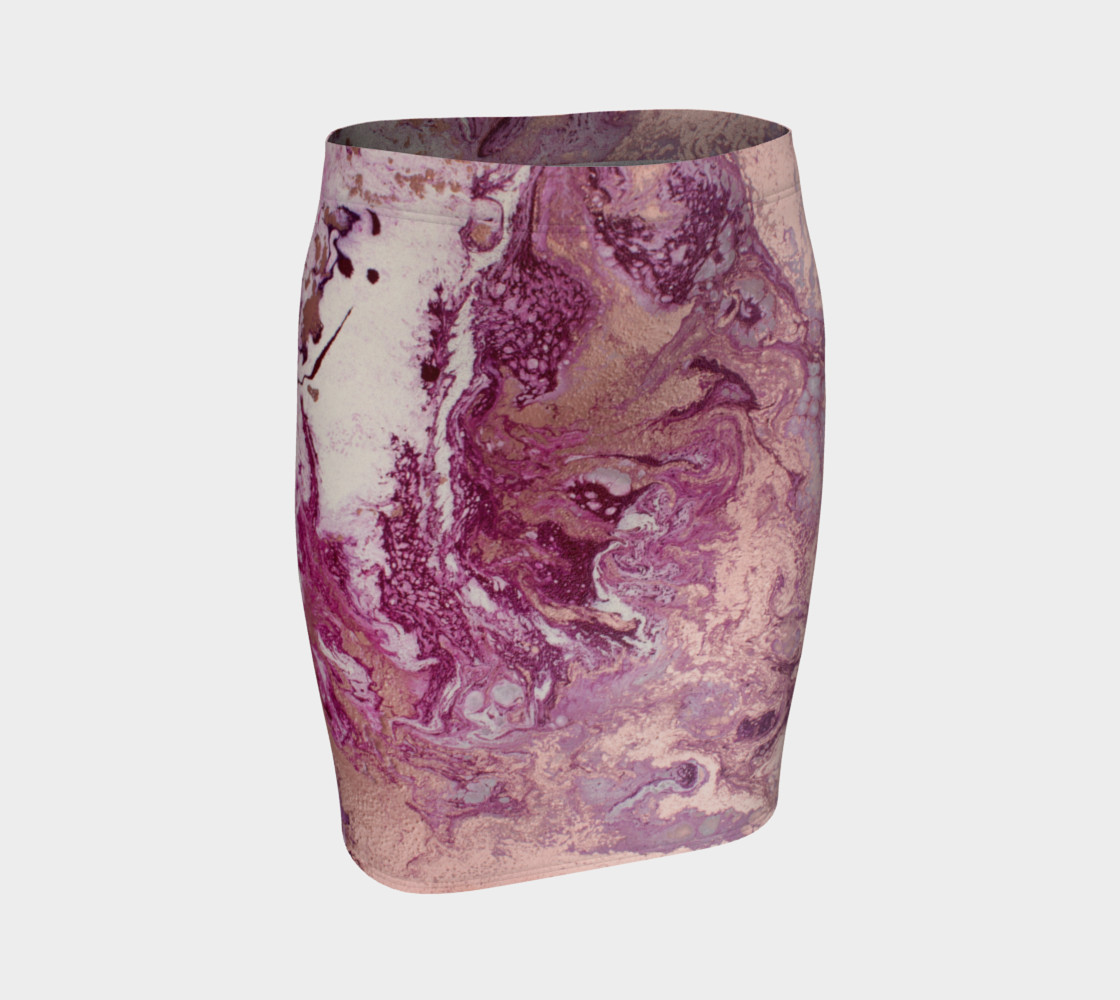 Purple Copper Majesty Fitted Skirt preview #1