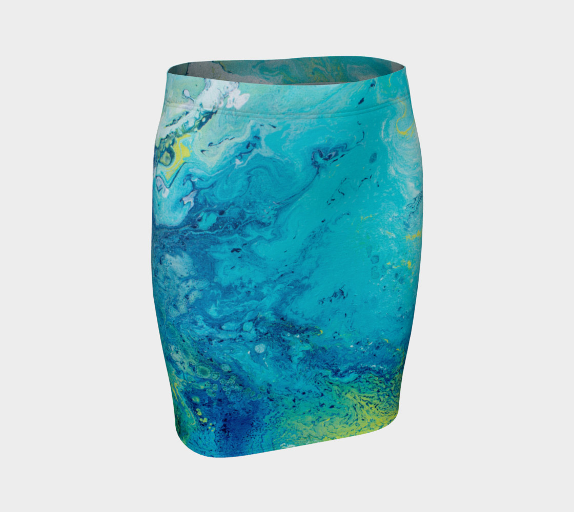Cool, Calm, & Collected Fitted Skirt 1 preview #1