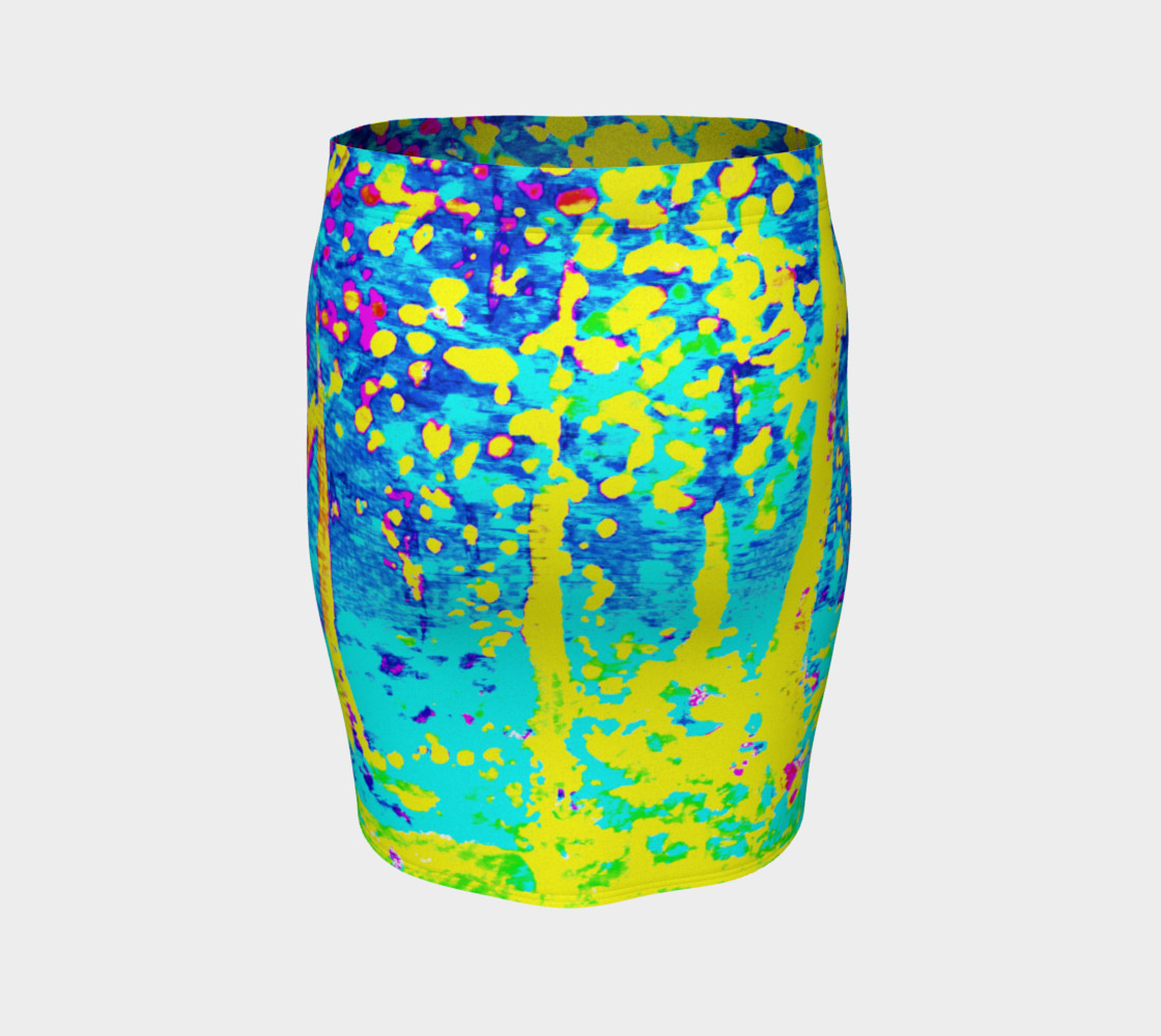 Running Through Magic Trees Fitted Skirt preview #4
