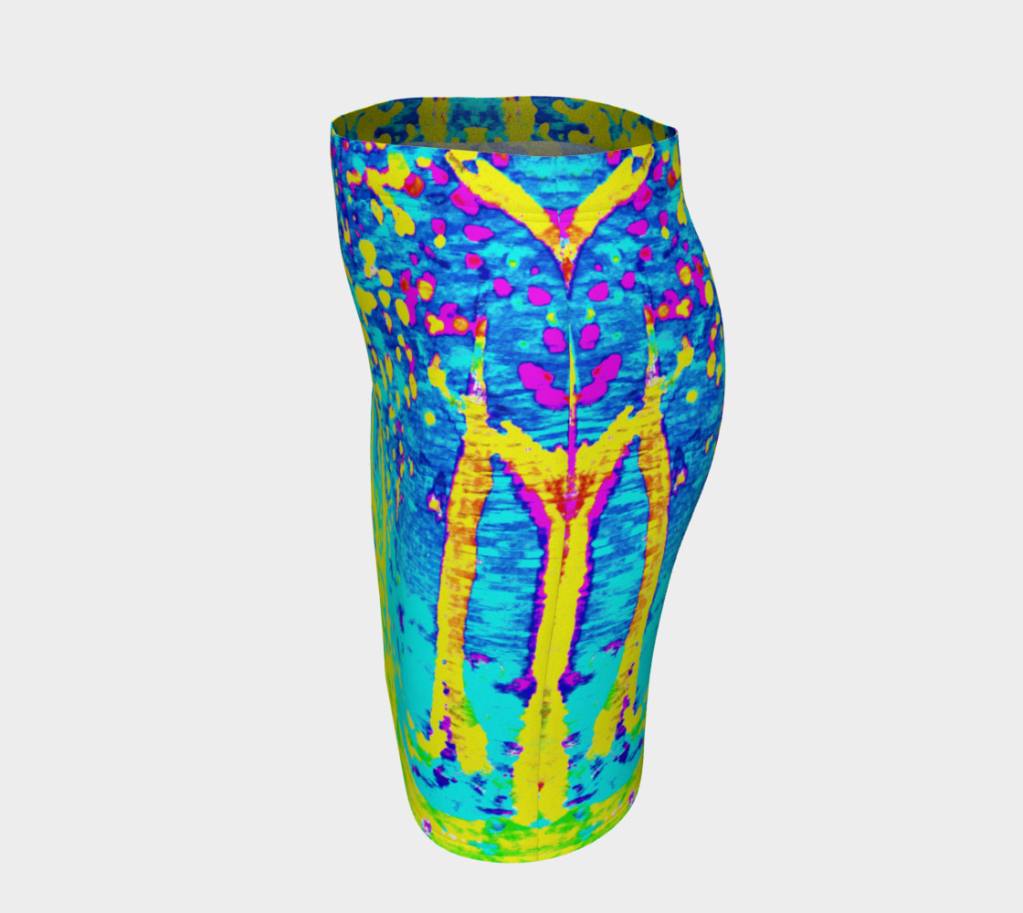 Running Through Magic Trees Fitted Skirt preview #2