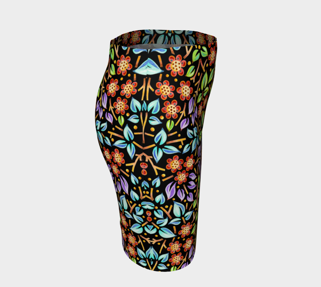 Filigree Floral Fitted Skirt preview #3