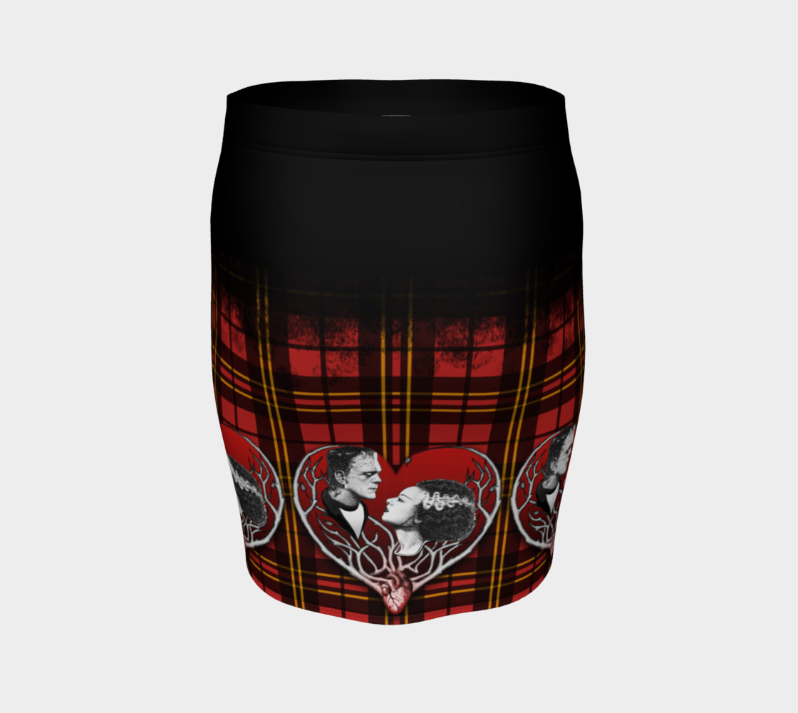 Frankenstein & Bride Fitted Skirt preview #4