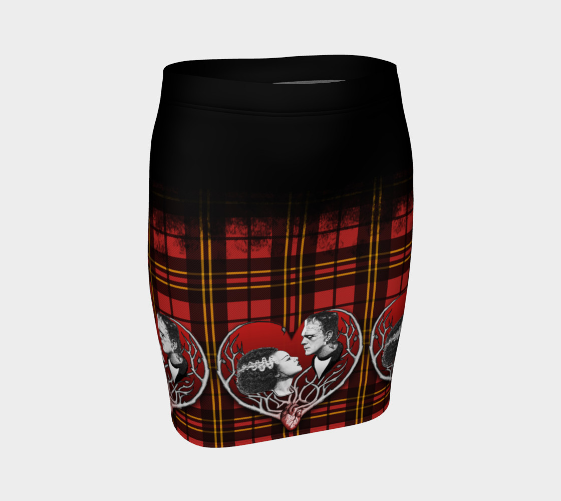 Frankenstein & Bride Fitted Skirt preview #1