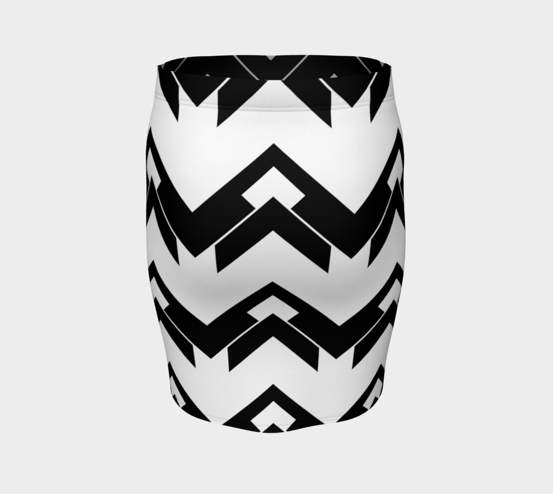 Chevron black and white preview #4