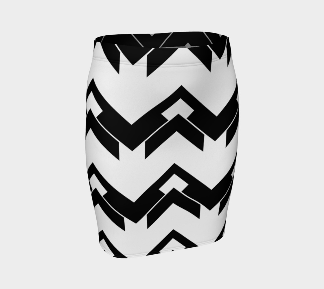 Chevron black and white preview #1