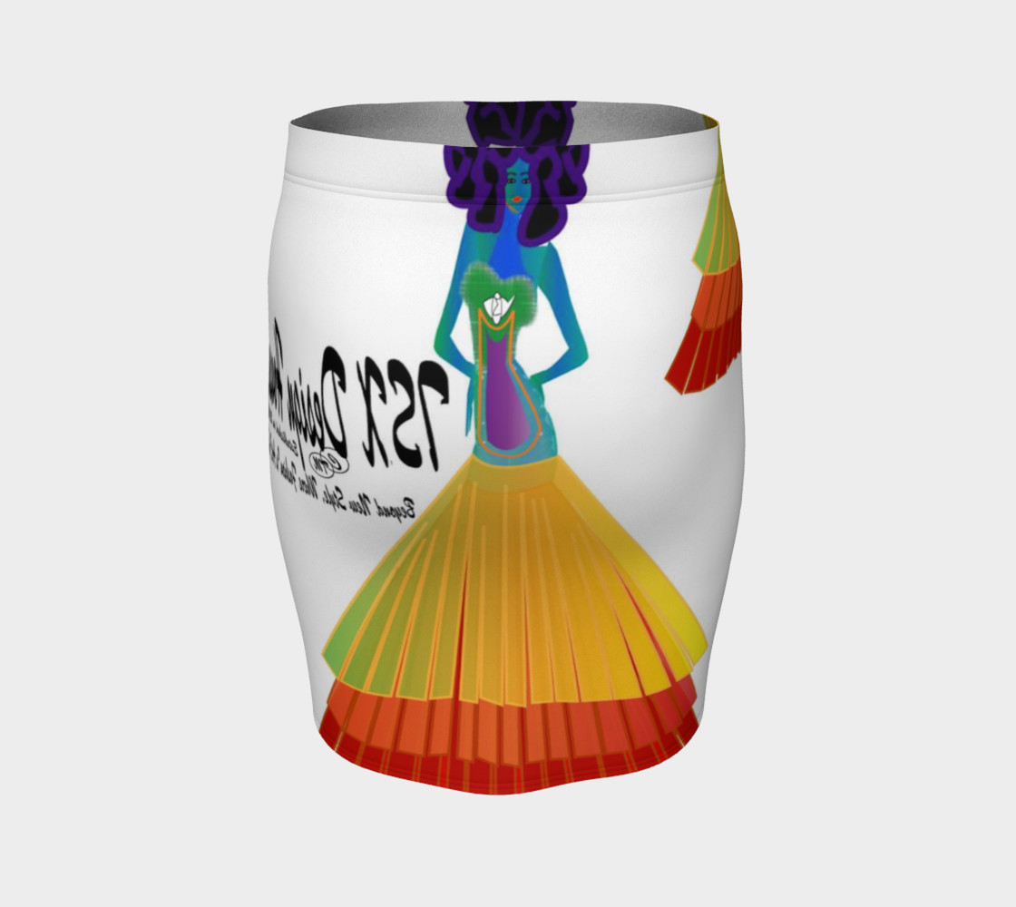 TSX Design House Logo Fitted Skirt preview #4