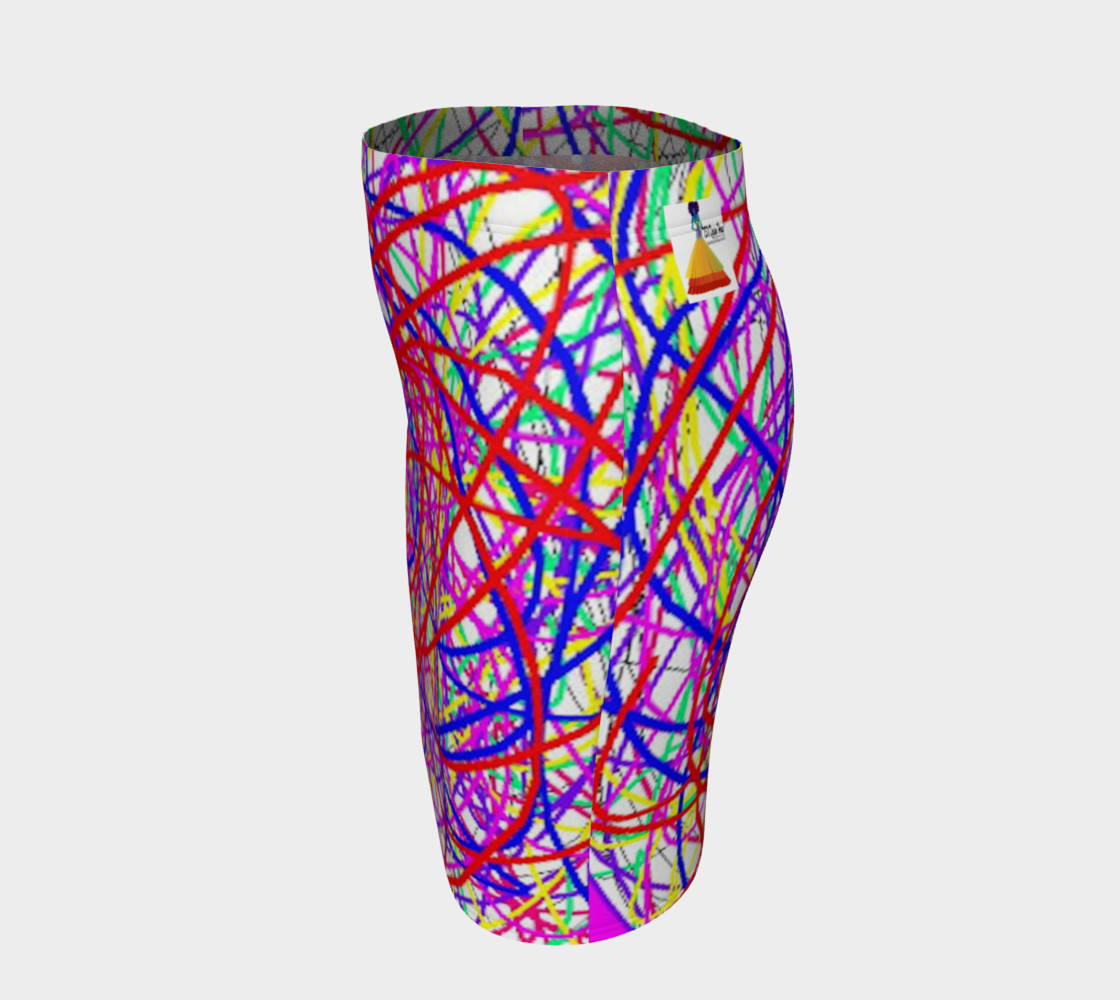 Energy Of Life In Color Fitted Skirt preview #2