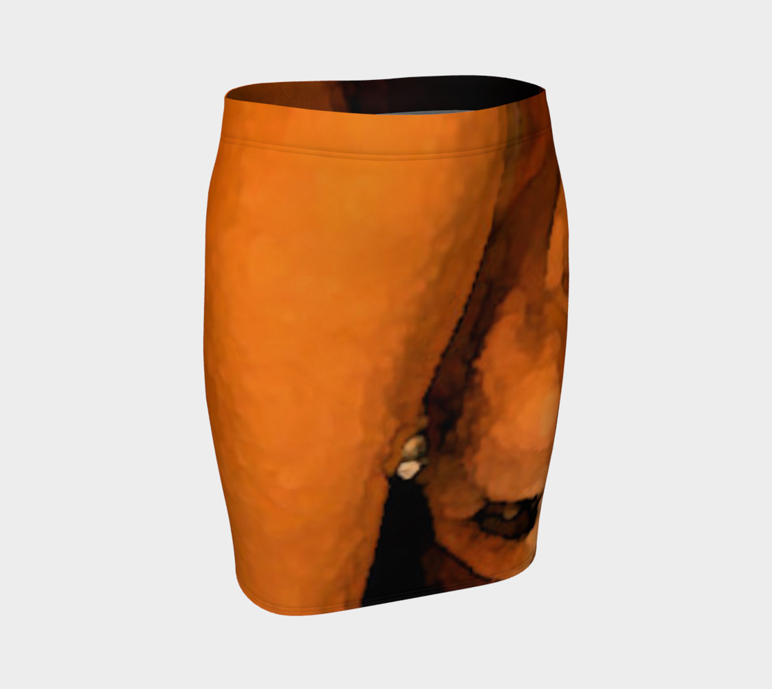 Forward fitted skirt preview #1