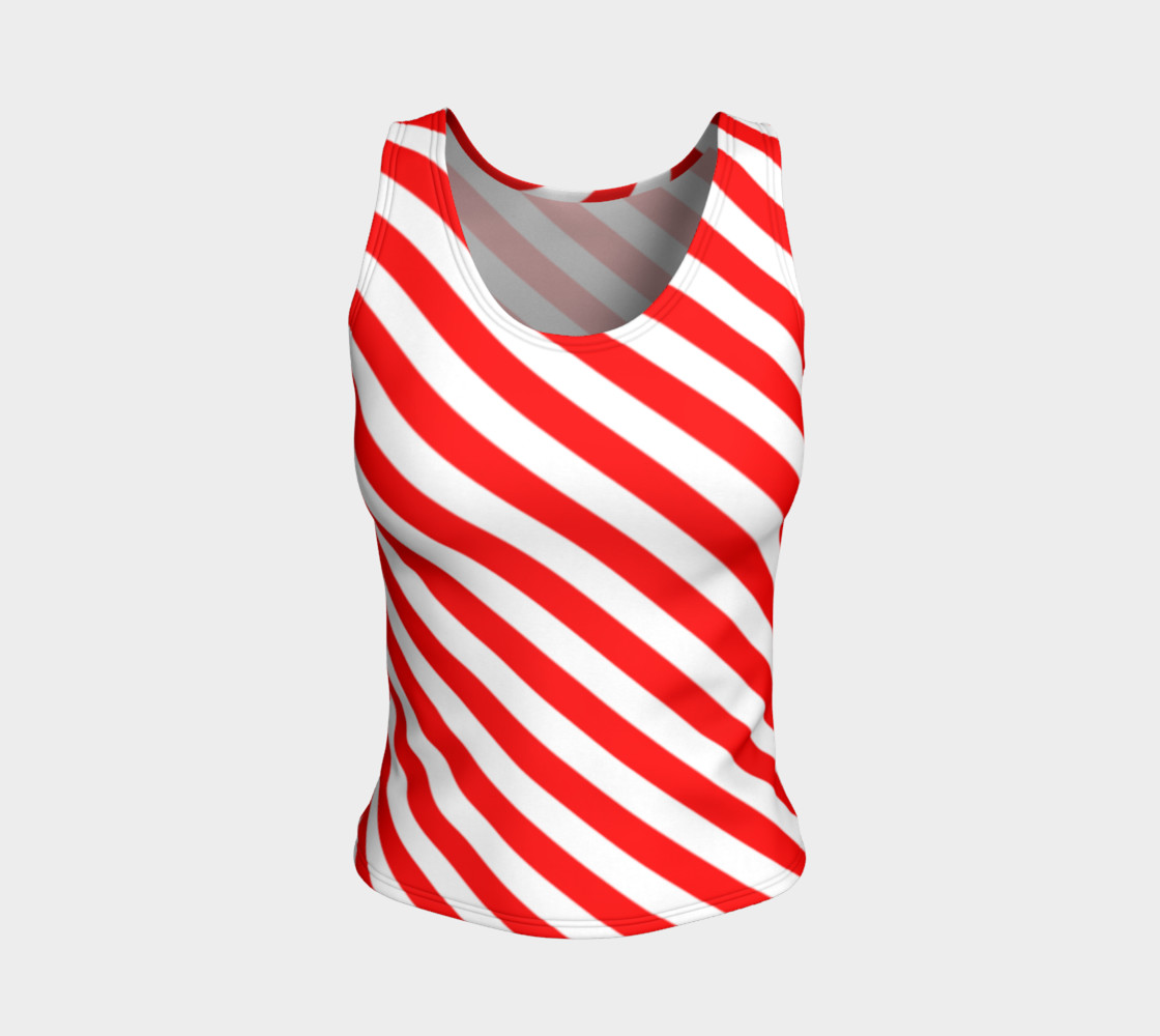 Mainz Carnival shirt, Carnival Tank Top, Red and white striped shirt, Red and white striped tank top, Red and white striped carnival shirt preview #1