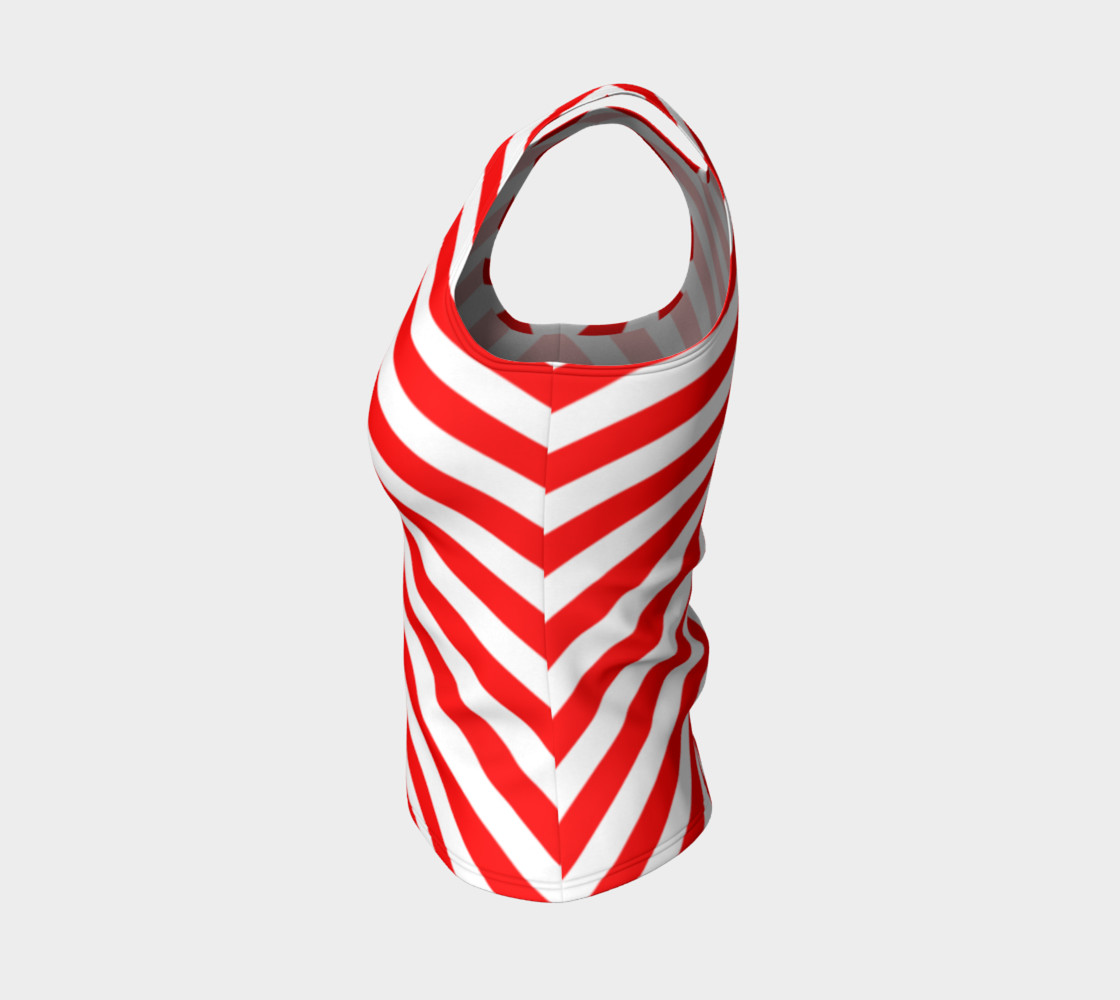 Mainz Carnival shirt, Carnival Tank Top, Red and white striped shirt, Red and white striped tank top, Red and white striped carnival shirt preview #3