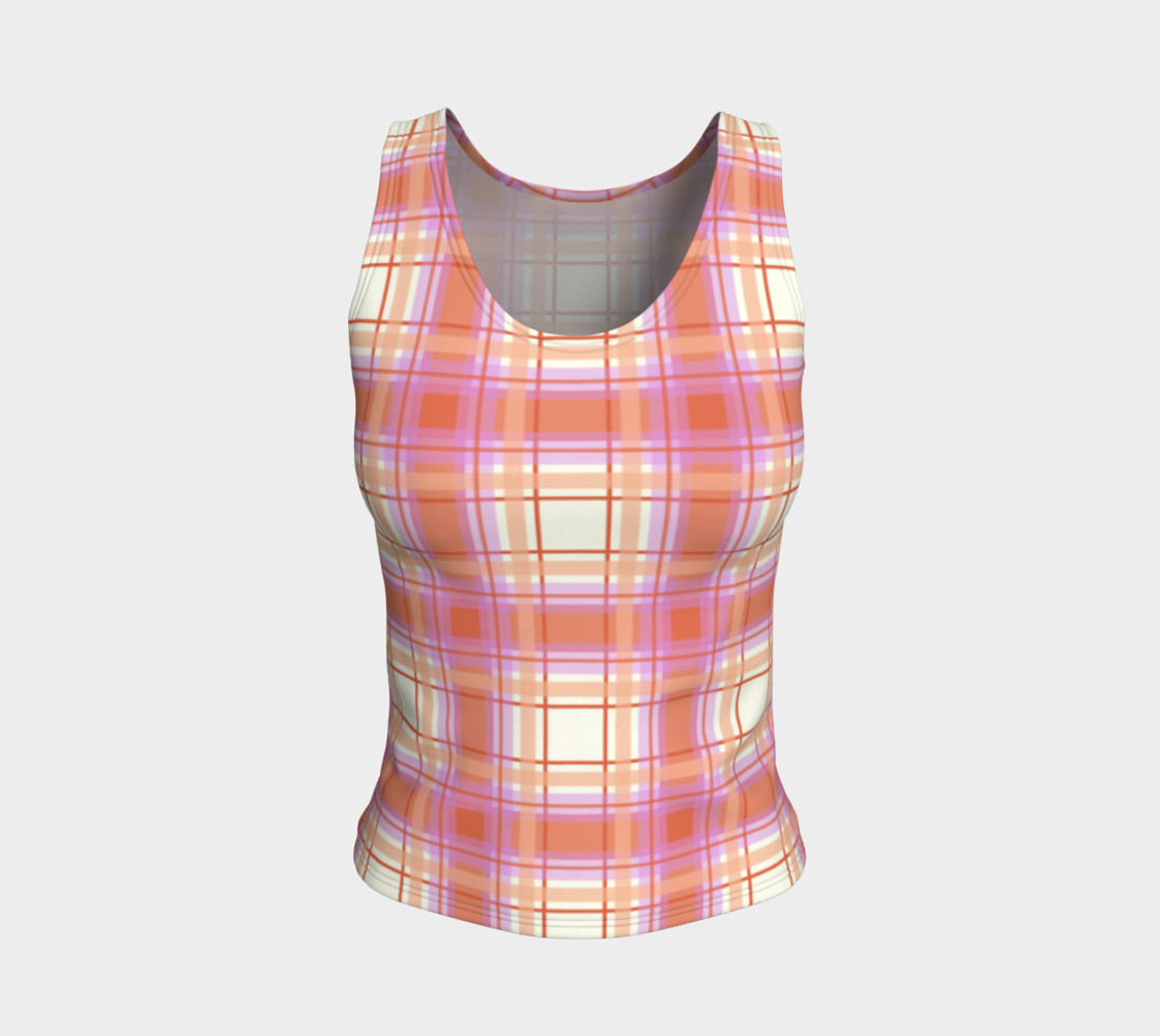 Plaid in Peach, Yellow and Pink preview #1