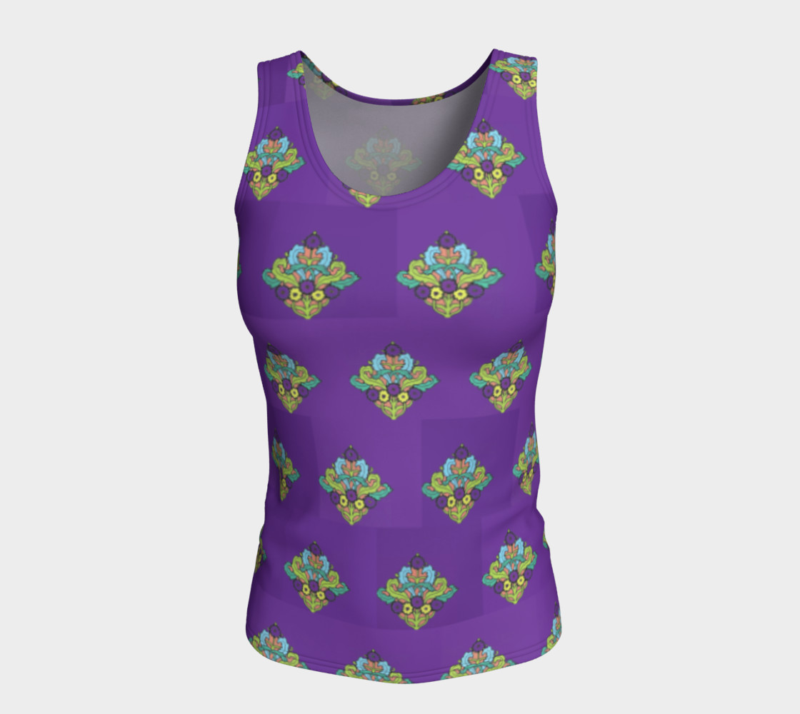 Aperçu de The Diamond Life Fitted Tank Top #5