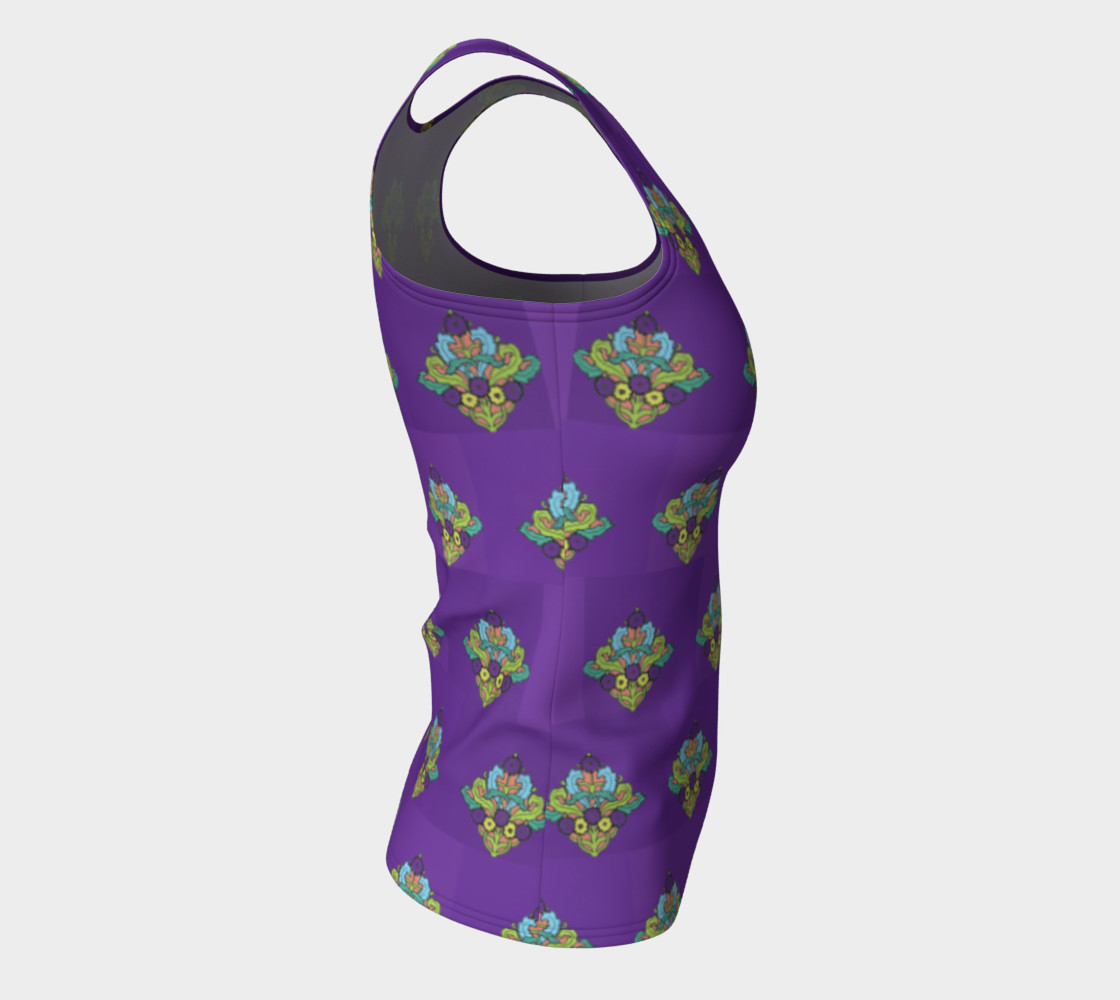 Aperçu de The Diamond Life Fitted Tank Top #8