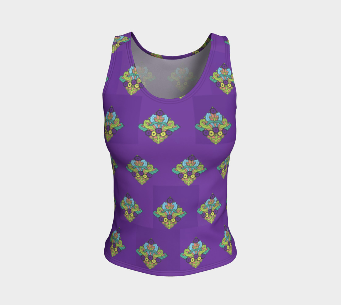 Aperçu de The Diamond Life Fitted Tank Top #1